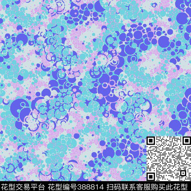 抽象几何流行传统印花华亿平台下载（图片编号: 388814） - 瓦栏（Walan）