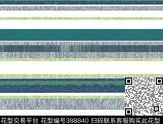 条纹条纹花卉组合传统印花华亿平台下载（图片编号: 388840） - 瓦栏（Walan）