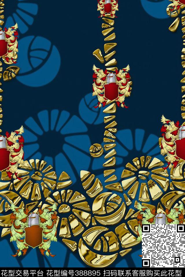 服装华亿平台印花图案数码印花华亿平台下载（图片编号: 388895） - 瓦栏（Walan）