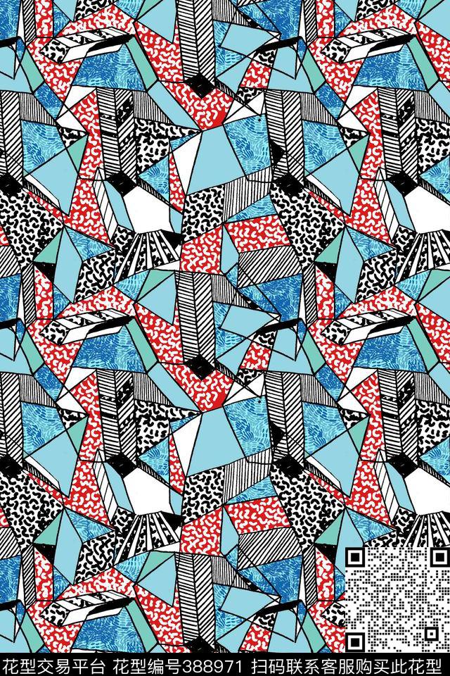 格子格子豹纹流行现代传统印花华亿平台下载（图片编号: 388971） - 瓦栏（Walan）