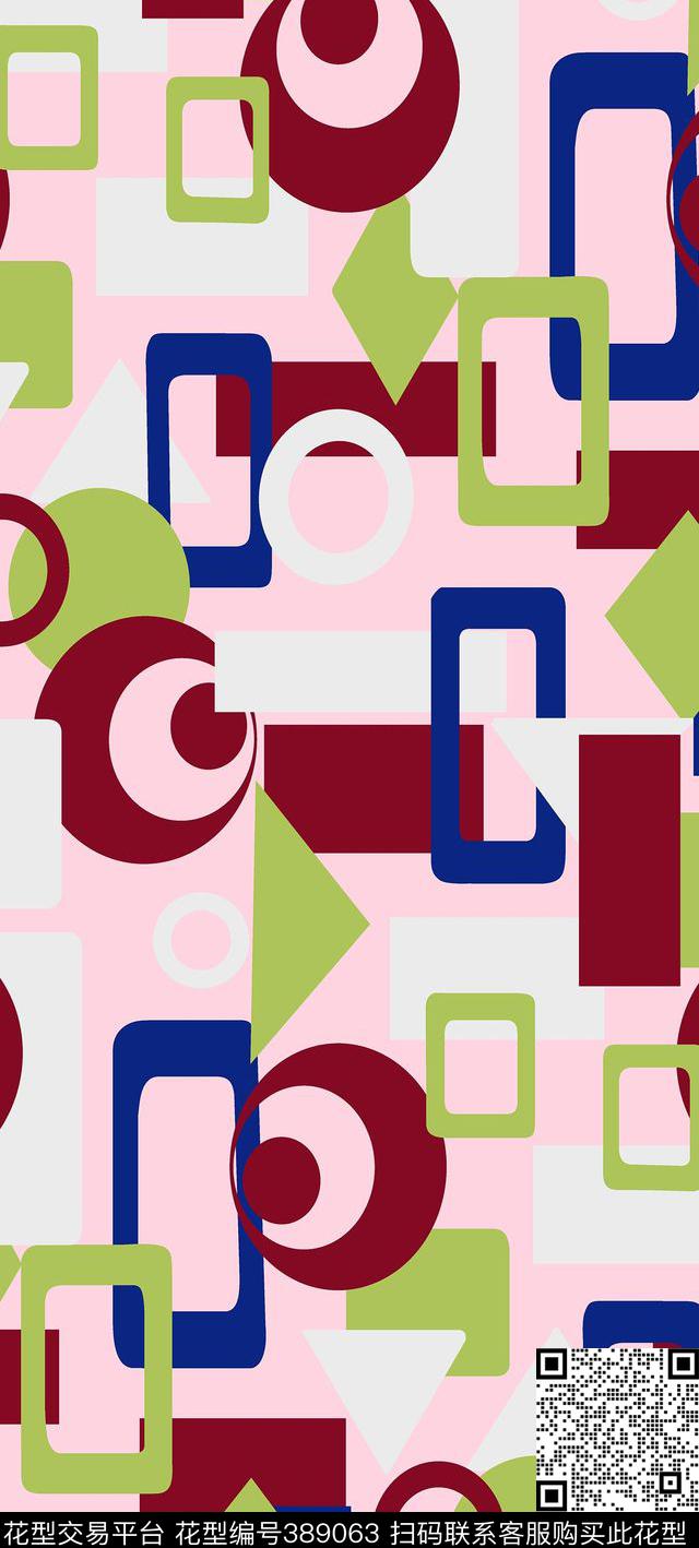 欧美点传统印花华亿平台下载（图片编号: 389063） - 瓦栏（Walan）