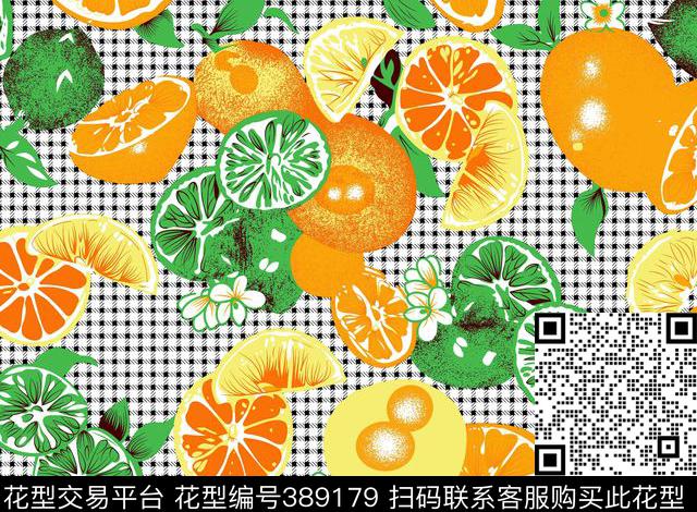 欧美清新水果传统印花华亿平台下载（图片编号: 389179） - 瓦栏（Walan）