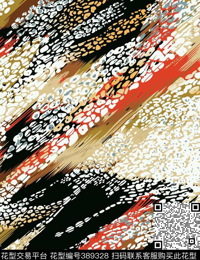 欧美豹纹传统印花华亿平台下载（图片编号: 389328） - 瓦栏（Walan）