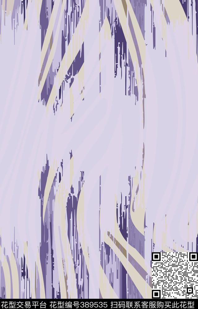 条纹写意几何机理传统印花华亿平台下载（图片编号: 389535） - 瓦栏（Walan）