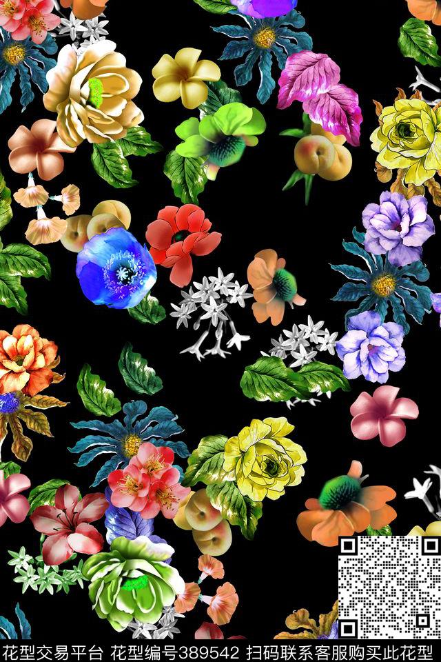 新华亿平台印花图案数码印花华亿平台下载（图片编号: 389542） - 瓦栏（Walan）