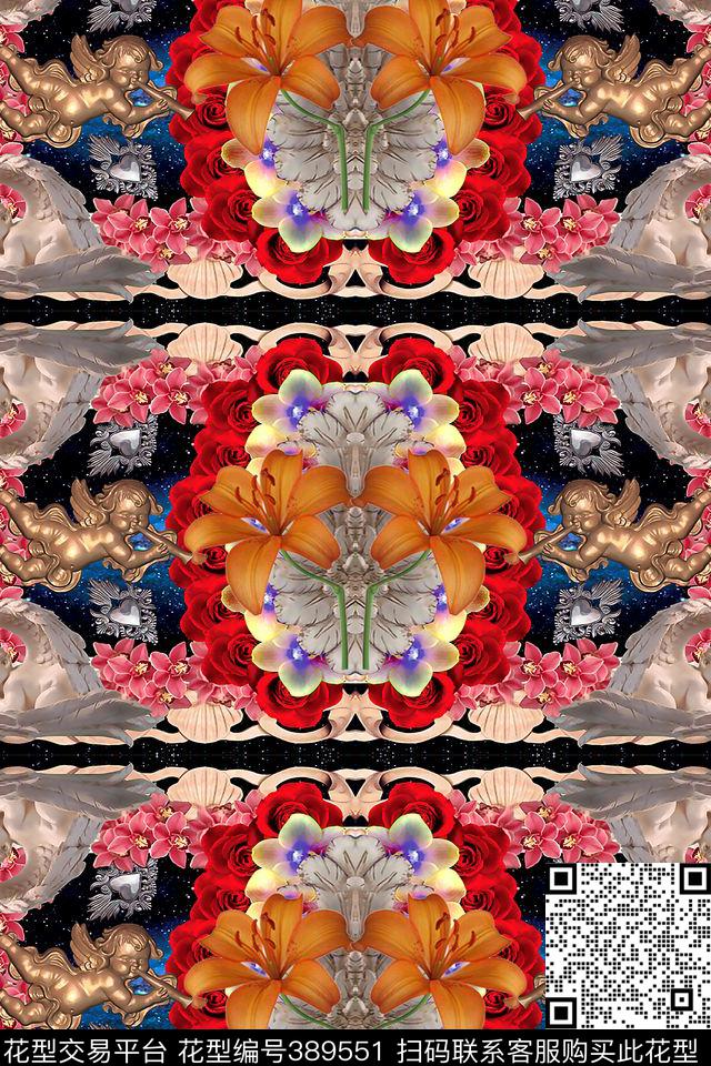 新华亿平台印花图案数码印花华亿平台下载（图片编号: 389551） - 瓦栏（Walan）