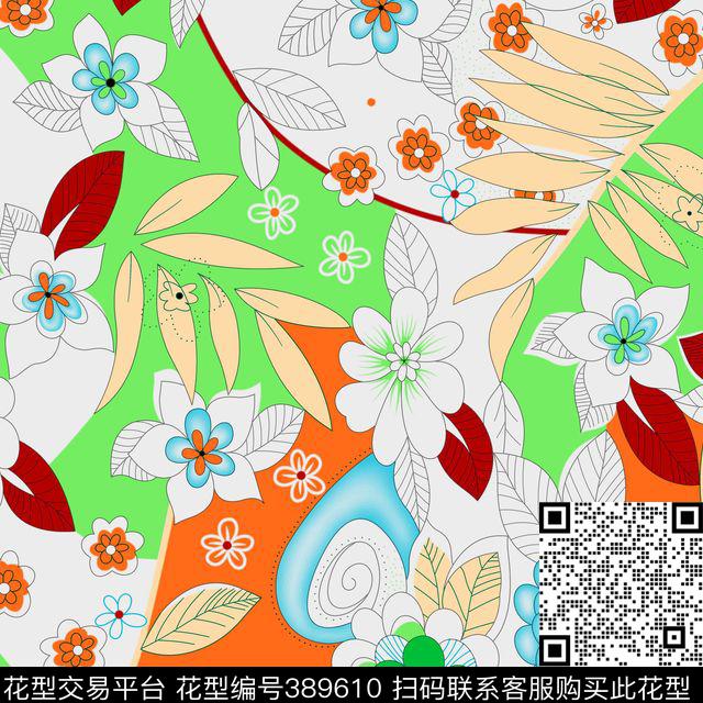 中国风清新传统印花华亿平台下载（图片编号: 389610） - 瓦栏（Walan）