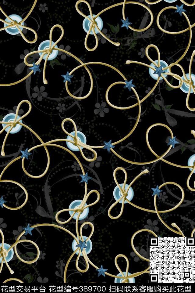 抽象乱花黑灰数码印花华亿平台下载（图片编号: 389700） - 瓦栏（Walan）