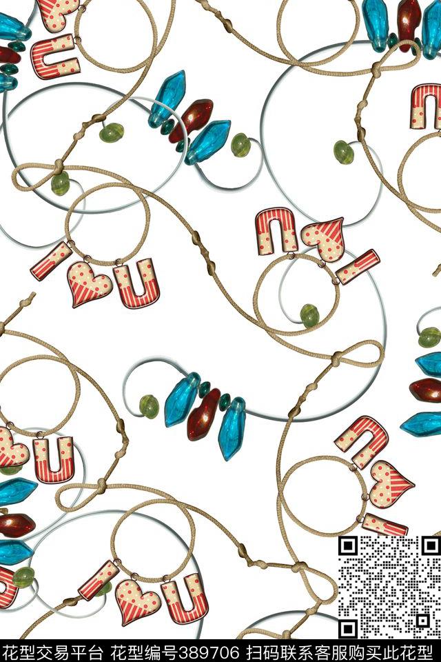 抽象乱花几何数码印花华亿平台下载（图片编号: 389706） - 瓦栏（Walan）