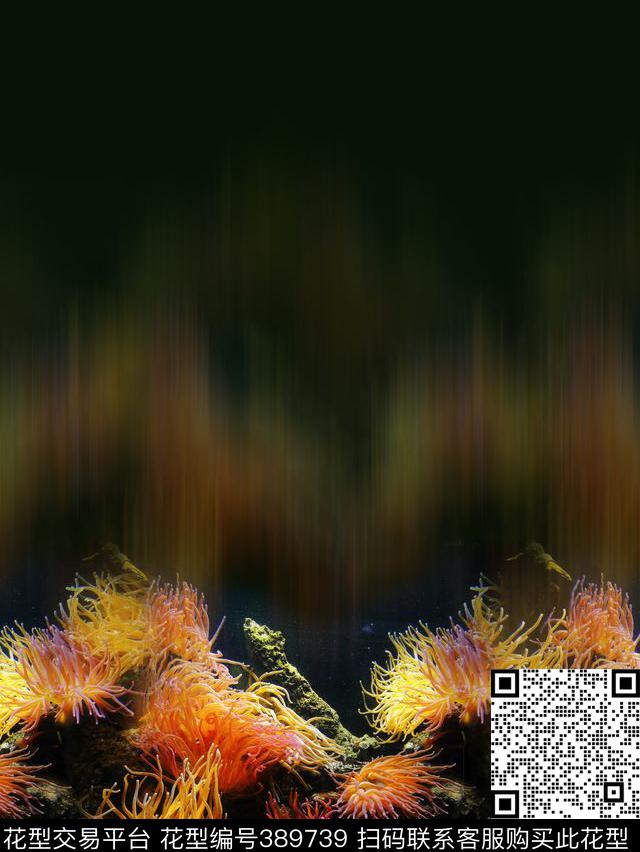 潮流抽象复古数码印花华亿平台下载（图片编号: 389739） - 瓦栏（Walan）