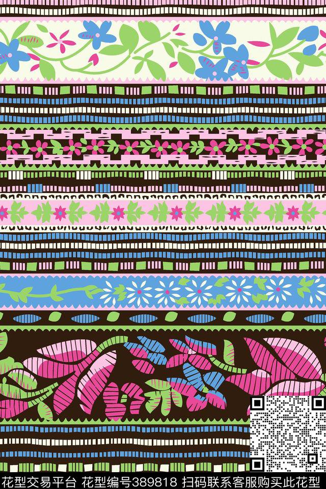 中国风水仙卡通花卉传统印花华亿平台下载（图片编号: 389818） - 瓦栏（Walan）