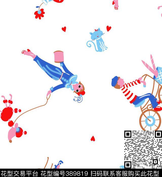 欧美人物传统印花华亿平台下载（图片编号: 389819） - 瓦栏（Walan）