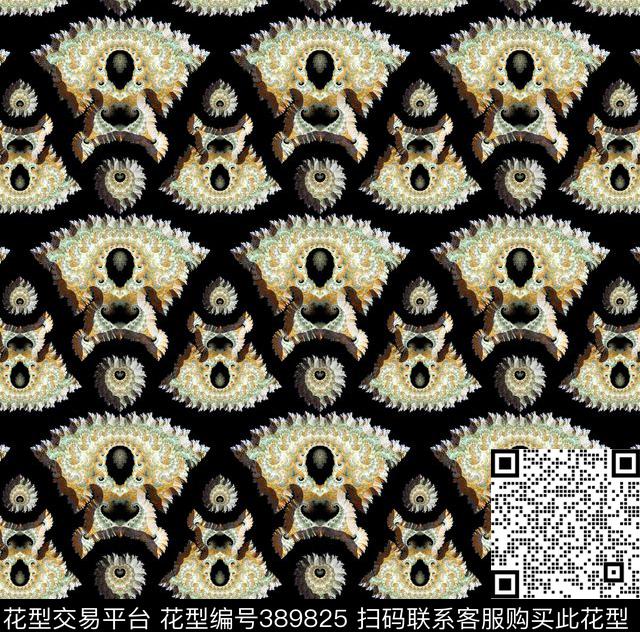 抽象花卉巴黎→【抽象华亿平台】数码印花华亿平台下载（图片编号: 389825） - 瓦栏（Walan）