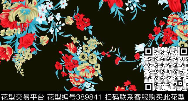 欧美碎花传统印花华亿平台下载（图片编号: 389841） - 瓦栏（Walan）