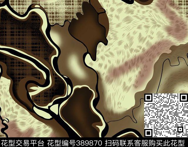 欧美抽象传统印花华亿平台下载（图片编号: 389870） - 瓦栏（Walan）