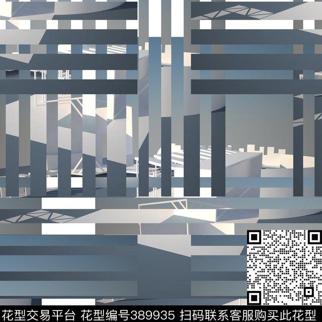 潮流抽象复古数码印花华亿平台下载（图片编号: 389935） - 瓦栏（Walan）