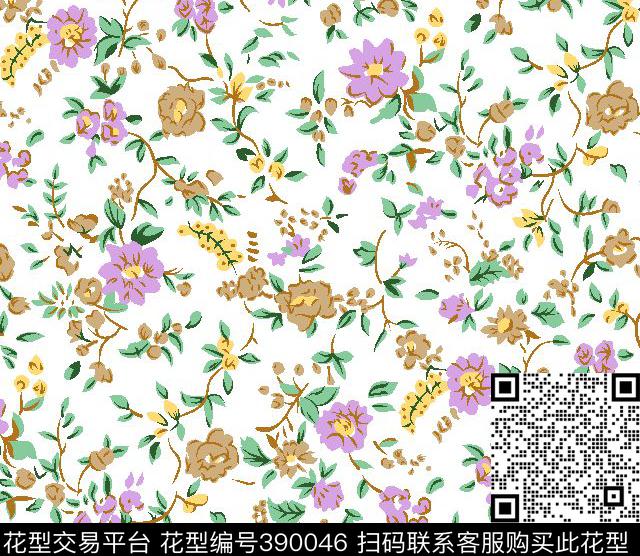 花服装多传统印花华亿平台下载（图片编号: 390046） - 瓦栏（Walan）