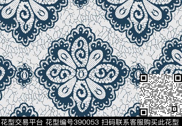 花抽象服装传统印花华亿平台下载（图片编号: 390053） - 瓦栏（Walan）