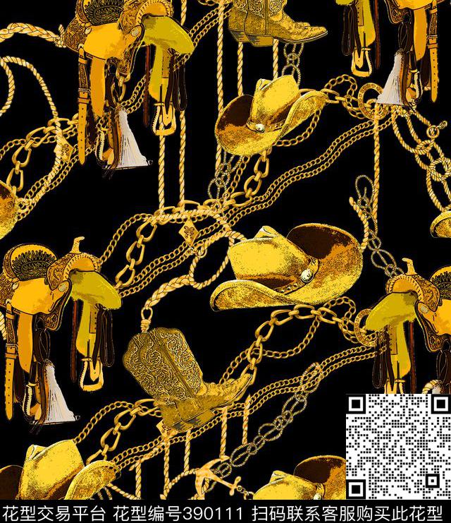 链子流行风格骆驼传统印花华亿平台下载（图片编号: 390111） - 瓦栏（Walan）