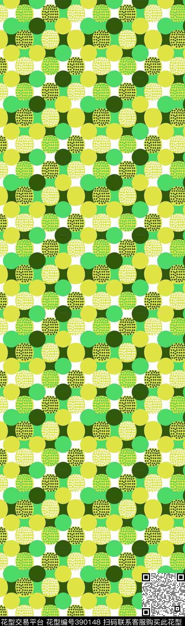 抽象几何几何圆流行时尚传统印花华亿平台下载（图片编号: 390148） - 瓦栏（Walan）