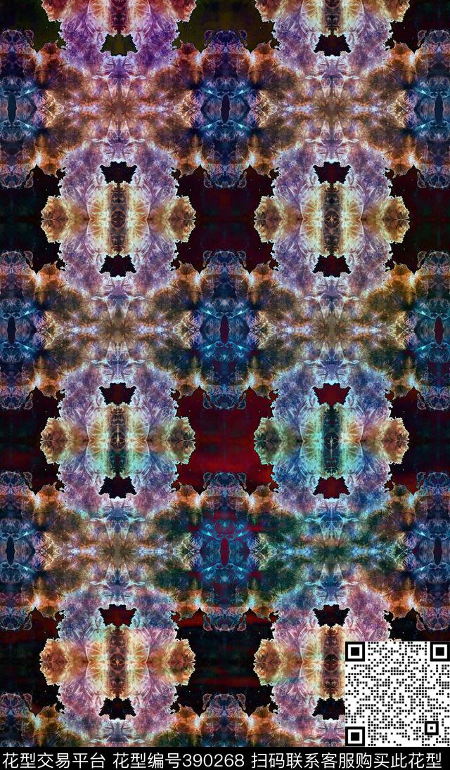 数码纹路现代数码印花华亿平台下载（图片编号: 390268） - 瓦栏（Walan）