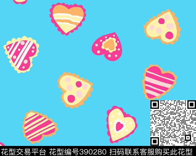 潮流复古可爱华亿平台传统印花华亿平台下载（图片编号: 390280） - 瓦栏（Walan）