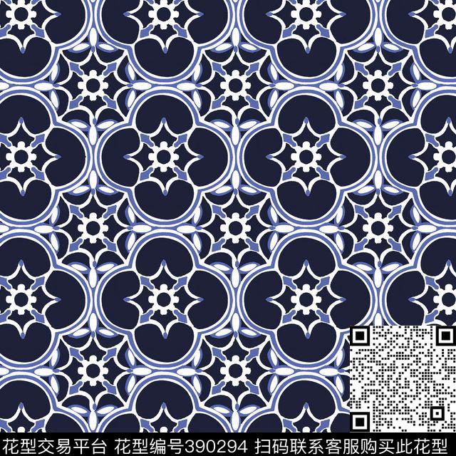 18x18.04cm300dpijpg传统印花华亿平台下载（图片编号: 390294） - 瓦栏（Walan）