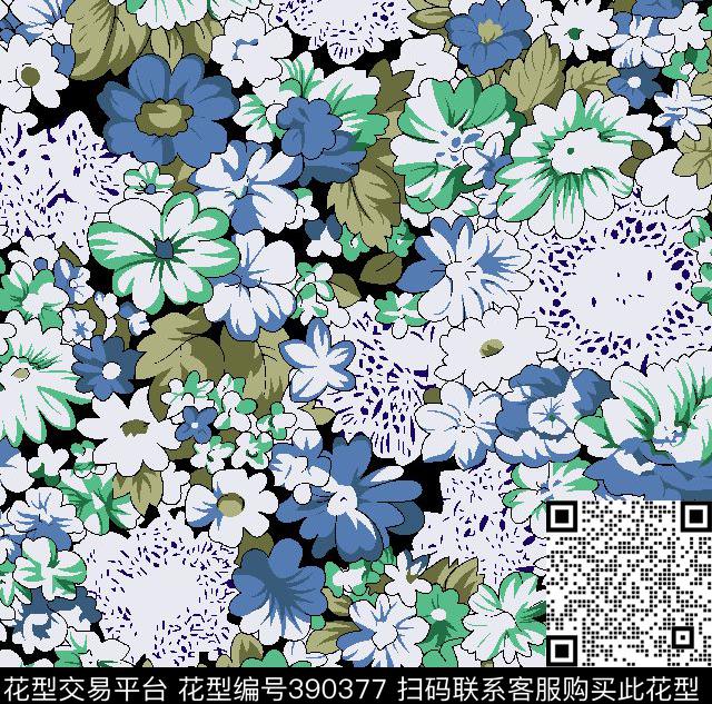 服装花传统印花华亿平台下载（图片编号: 390377） - 瓦栏（Walan）