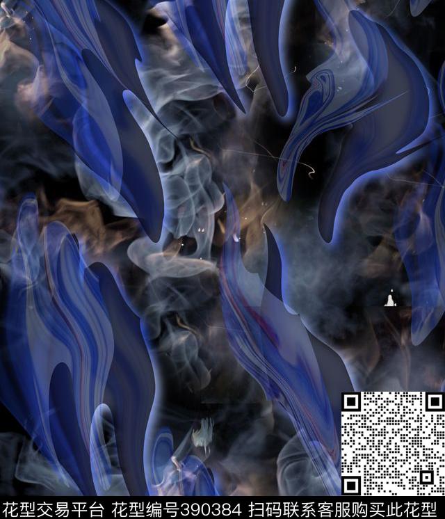 潮流抽象复古数码印花华亿平台下载（图片编号: 390384） - 瓦栏（Walan）