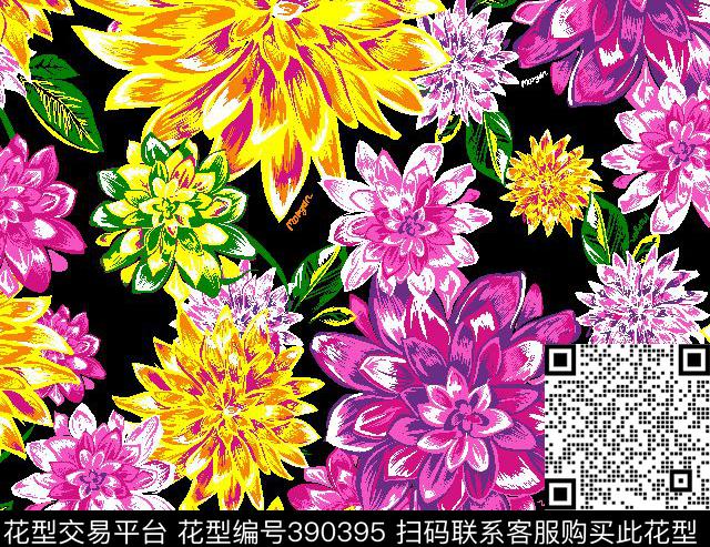 服装是花传统印花华亿平台下载（图片编号: 390395） - 瓦栏（Walan）