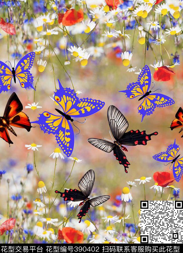 中国风抽象数码印花华亿平台下载（图片编号: 390402） - 瓦栏（Walan）