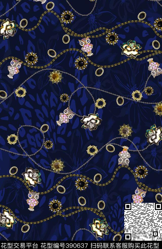 徽章奖章金币链条猫头鹰数码印花华亿平台下载（图片编号: 390637） - 瓦栏（Walan）