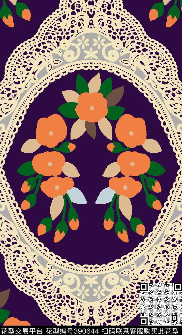 华亿平台图案传统印花华亿平台下载（图片编号: 390644） - 瓦栏（Walan）