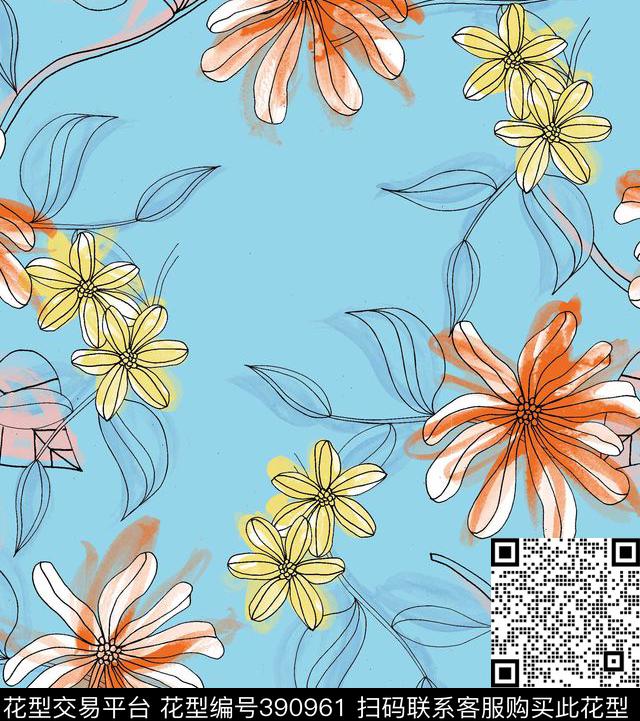 欧美清新传统印花华亿平台下载（图片编号: 390961） - 瓦栏（Walan）