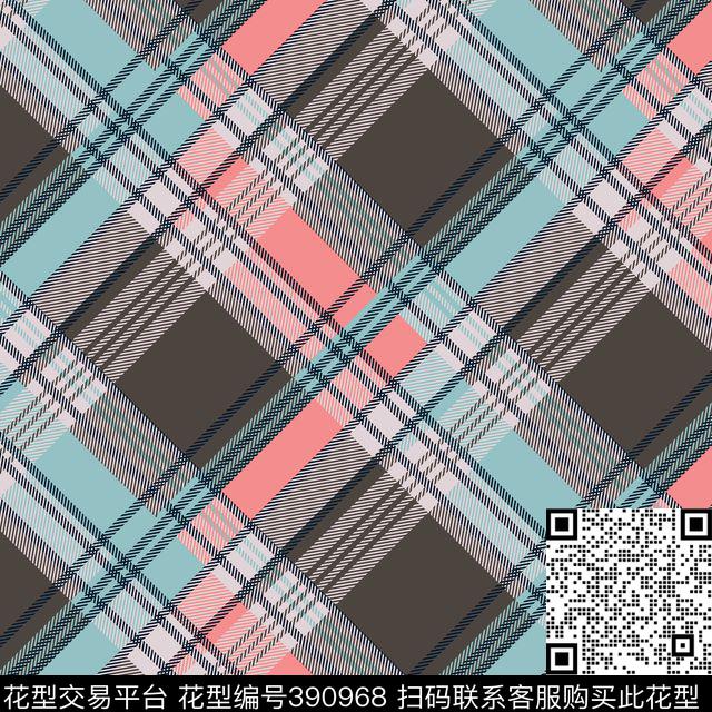 格子条格传统印花华亿平台下载（图片编号: 390968） - 瓦栏（Walan）