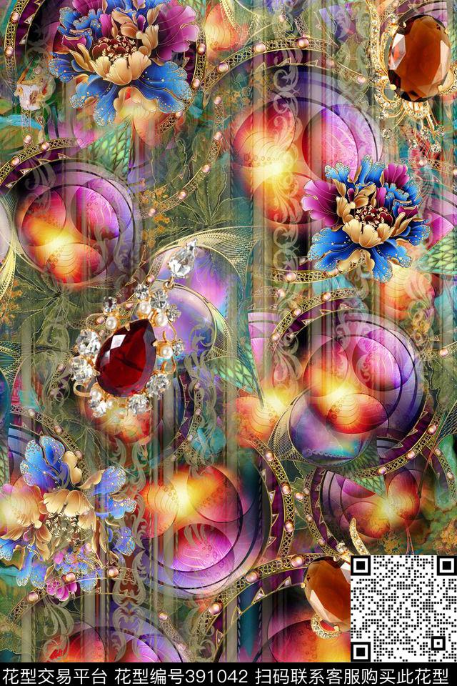 金属珠宝数码印花华亿平台下载（图片编号: 391042） - 瓦栏（Walan）