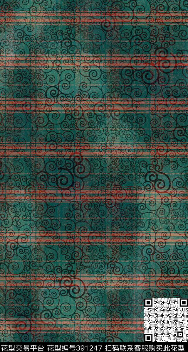 格子立体男装传统印花华亿平台下载（图片编号: 391247） - 瓦栏（Walan）