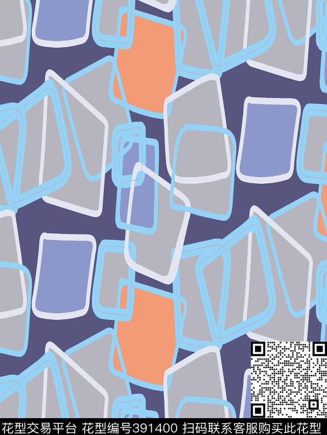 几何传统印花华亿平台下载（图片编号: 391400） - 瓦栏（Walan）