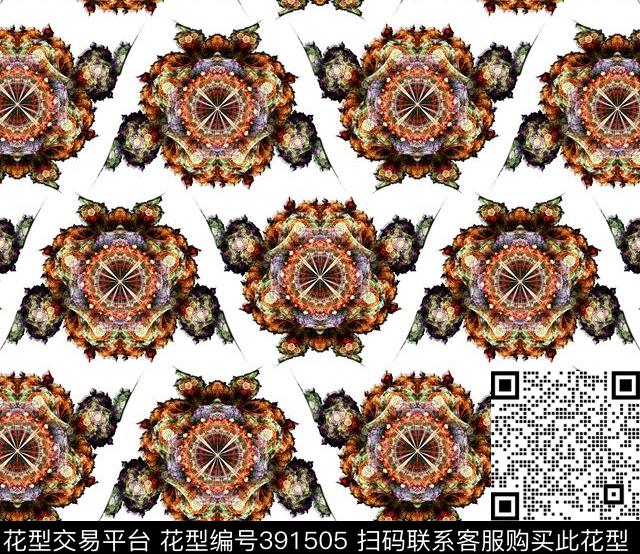 抽象动物猫头鹰数码印花华亿平台下载（图片编号: 391505） - 瓦栏（Walan）