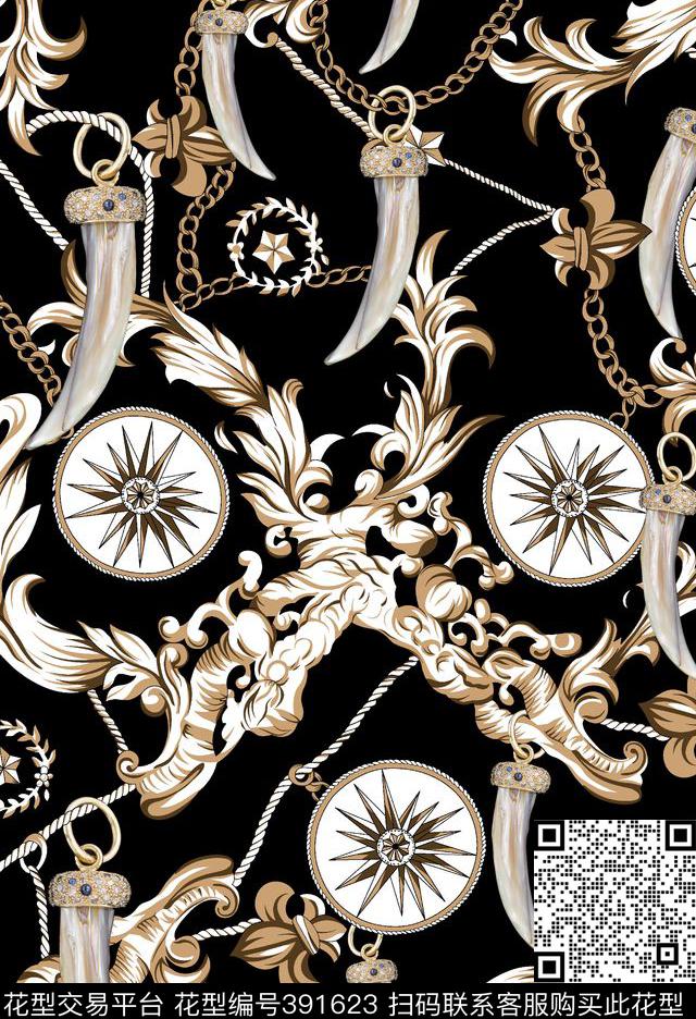 吊坠链条绳子传统印花华亿平台下载（图片编号: 391623） - 瓦栏（Walan）