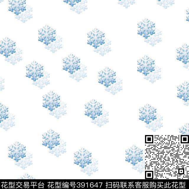 流行风格雪花数码印花华亿平台下载（图片编号: 391647） - 瓦栏（Walan）