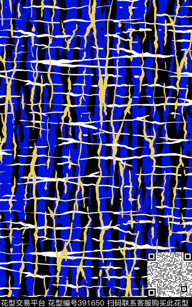 抽象时尚条纹格传统印花华亿平台下载（图片编号: 391650） - 瓦栏（Walan）