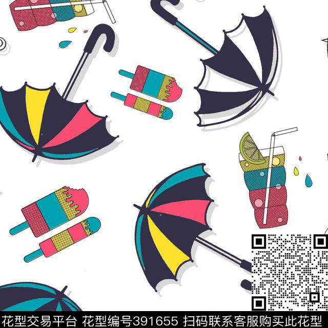 风俗伞雪糕传统印花华亿平台下载（图片编号: 391655） - 瓦栏（Walan）