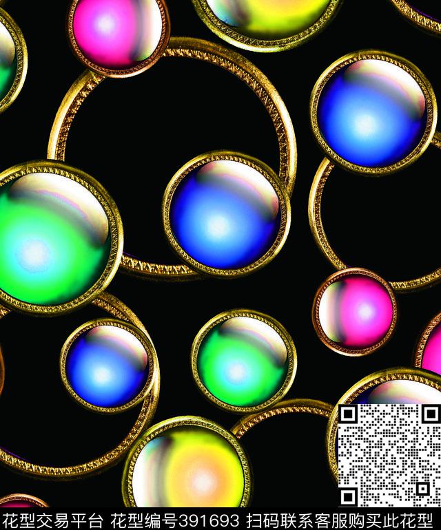 金属配饰美女数码印花华亿平台下载（图片编号: 391693） - 瓦栏（Walan）