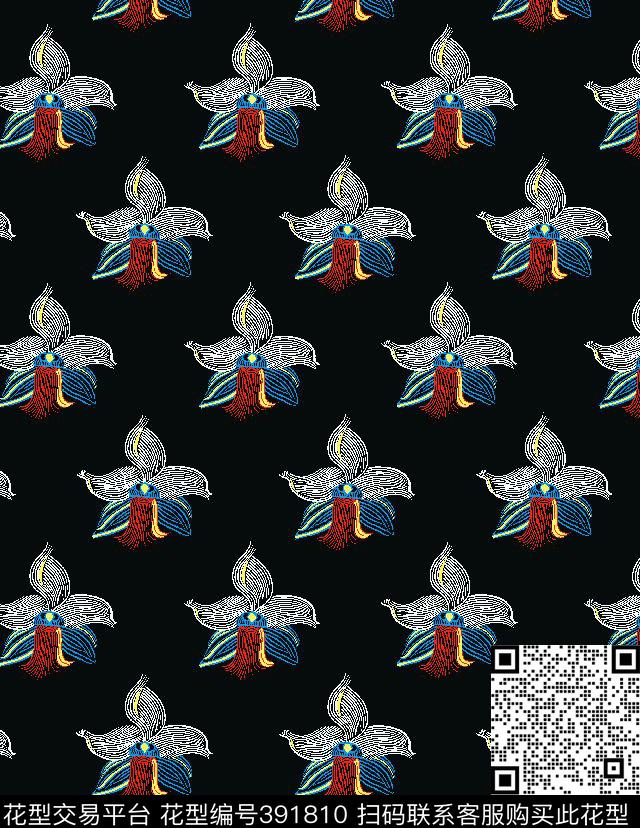 休闲清新传统印花华亿平台下载（图片编号: 391810） - 瓦栏（Walan）