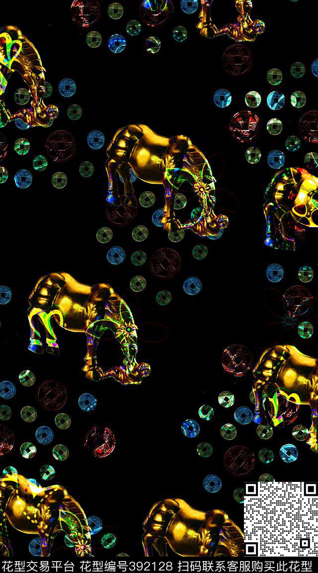 古典古钱币古董数码印花华亿平台下载（图片编号: 392128） - 瓦栏（Walan）