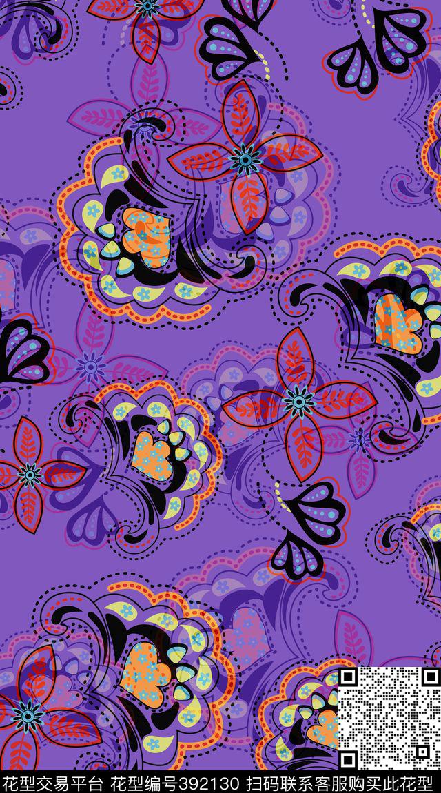 名族风传统印花华亿平台下载（图片编号: 392130） - 瓦栏（Walan）