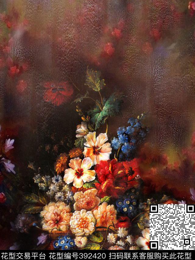 定位油画中老年数码印花华亿平台下载（图片编号: 392420） - 瓦栏（Walan）