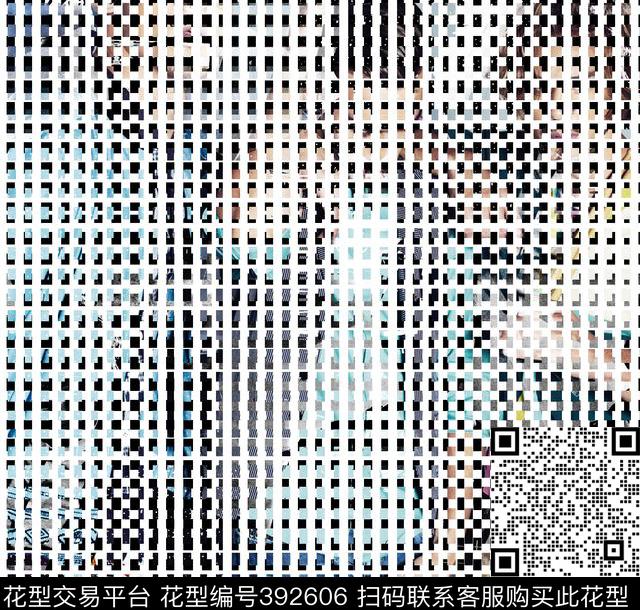 潮流抽象复古传统印花华亿平台下载（图片编号: 392606） - 瓦栏（Walan）