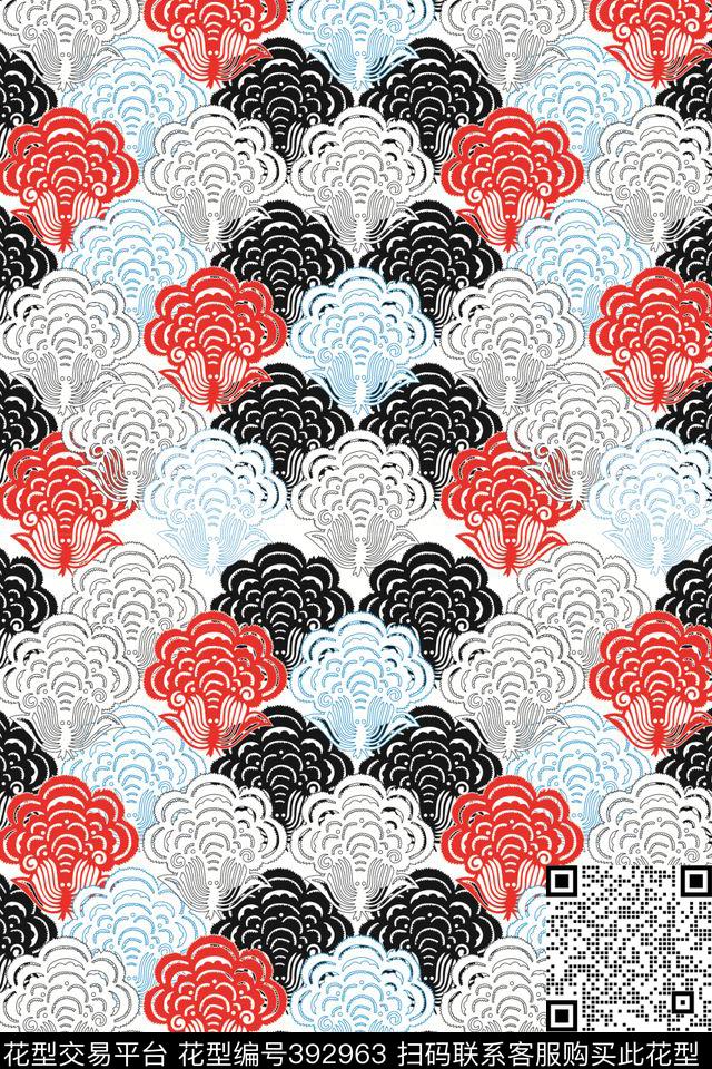 民族中国风传统印花华亿平台下载（图片编号: 392963） - 瓦栏（Walan）